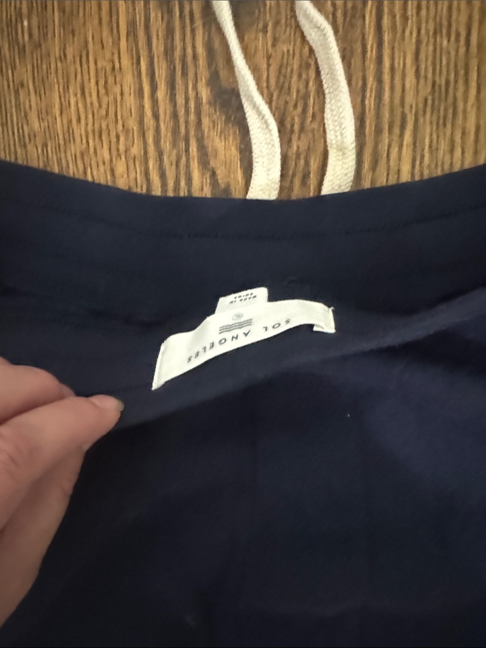 Sol Angeles/Jogger Sweatpants with White Stripe Detail on bottom left leg/tags! - Picture 11 of 12